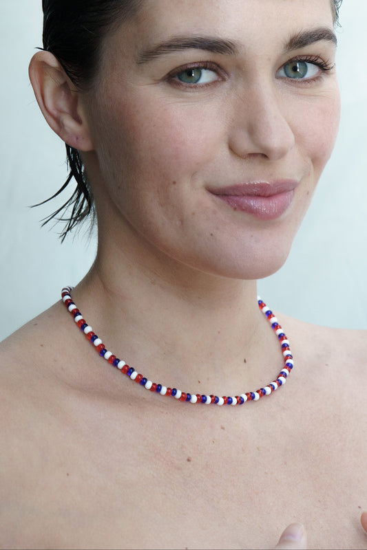 Basic Branco Azul Vermelho