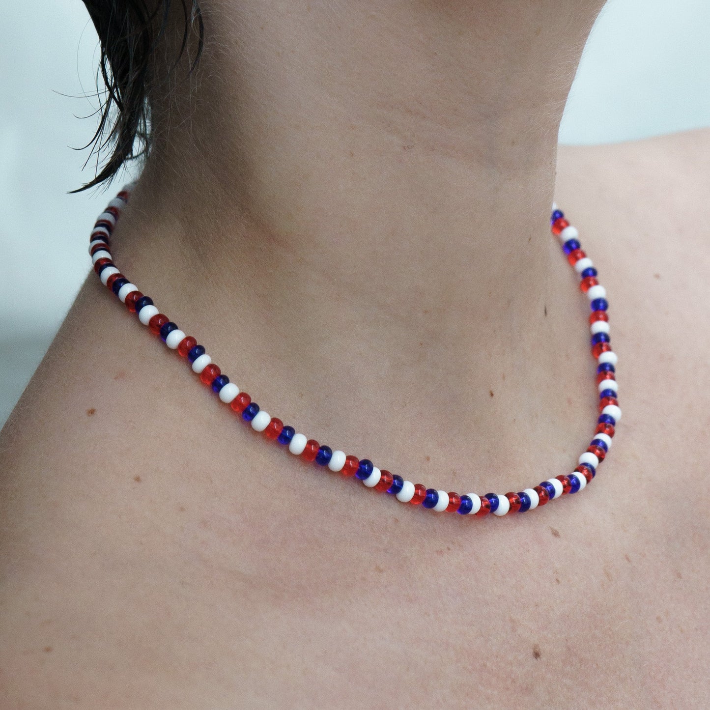 Basic Branco Azul Vermelho