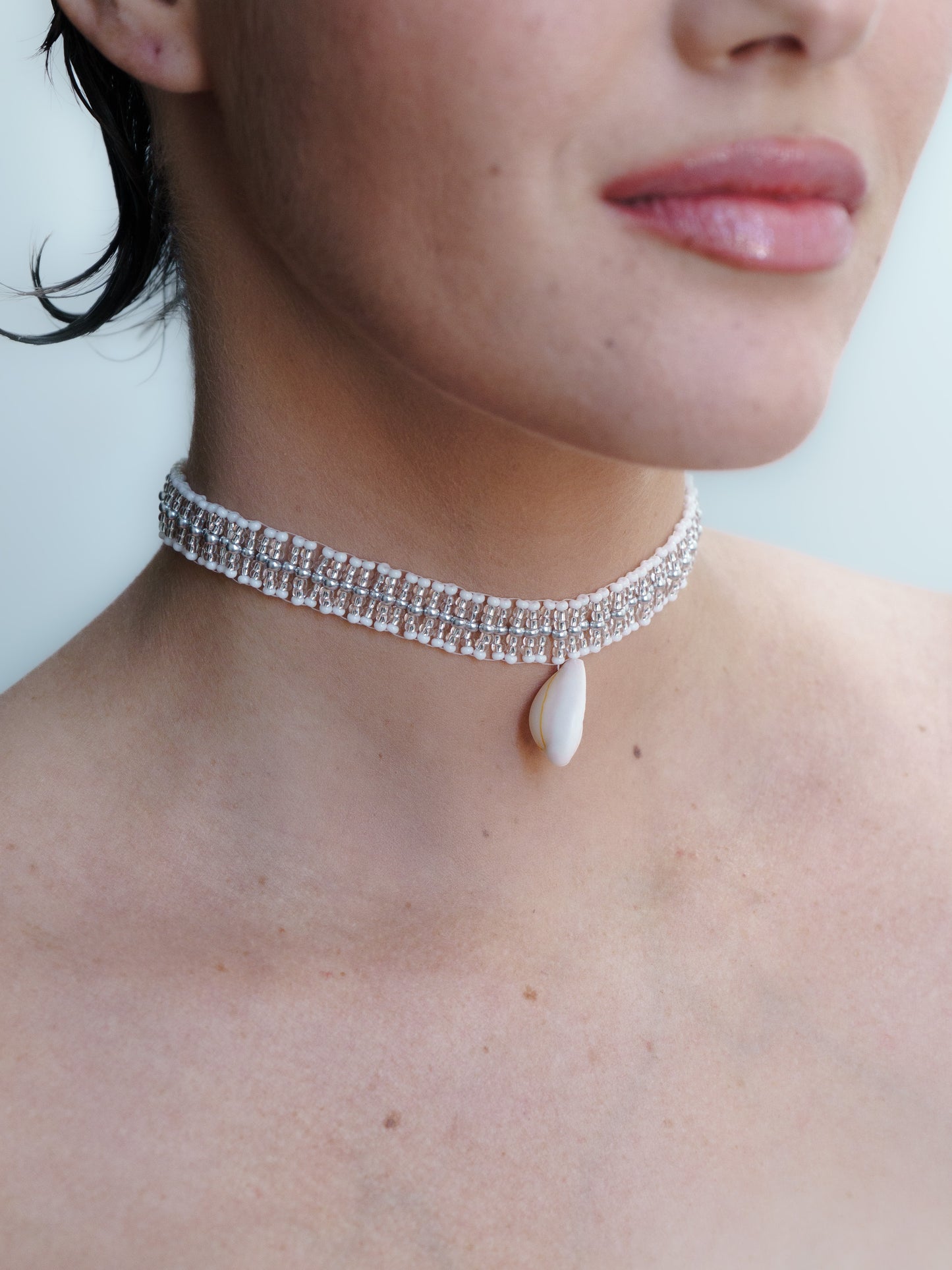 Concha Prata Necklace